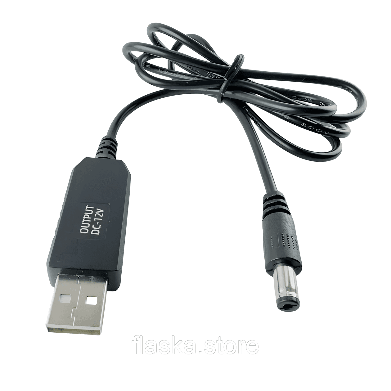 Кабель для живлення Wi-Fi роутера від повербанка  USB → DC кабель із перетворенням 5V→12V (5.5×2.1 мм) / 9V→12V (5.5×2.1 мм)