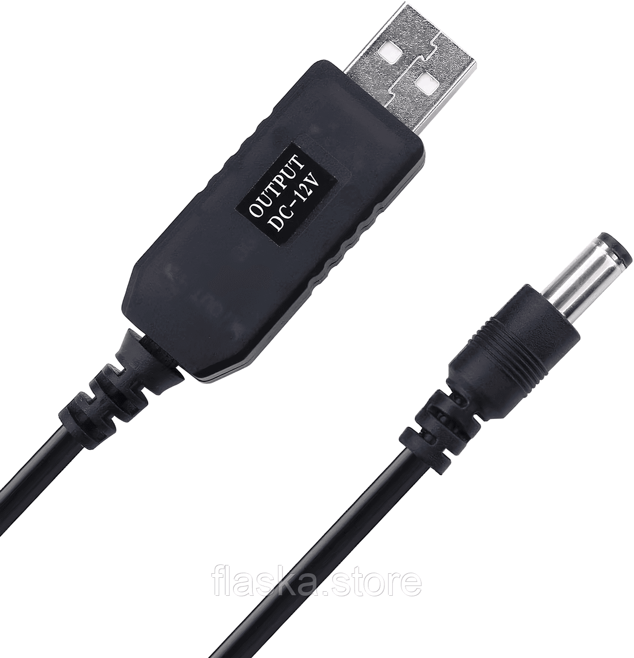 Кабель для живлення Wi-Fi роутера від повербанка  USB → DC кабель із перетворенням 5V→12V (5.5×2.1 мм) / 9V→12V (5.5×2.1 мм)