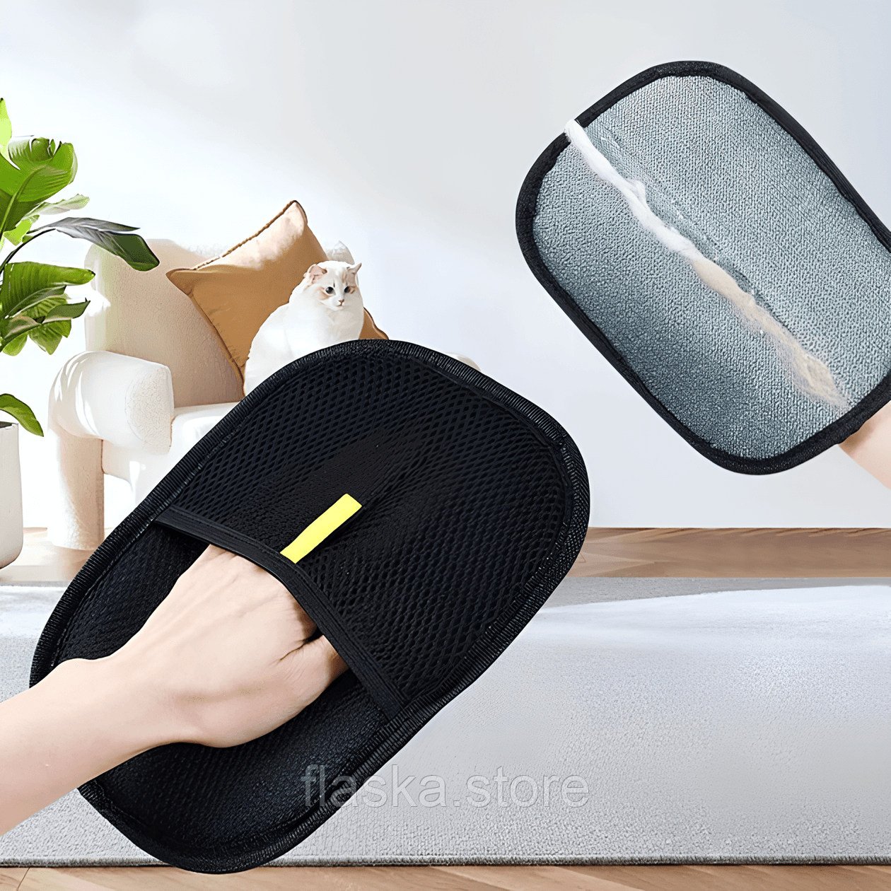 Рукавичка для видалення шерсті тварин Magic Pet Hair Remover