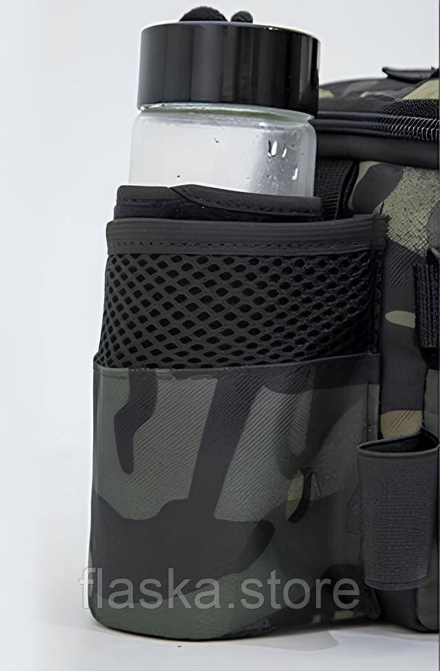 Сумка для риболовлі з водостійкої тканини Oxford, багатокишенькова, Army Green