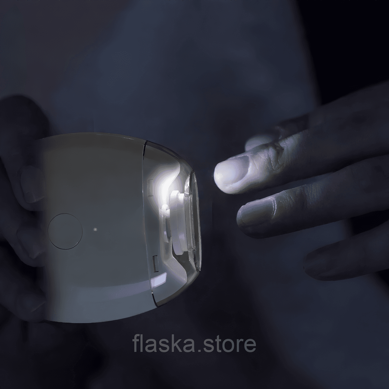 Електрична пилка для нігтів з LED-підсвіткою (3 режими швидкості, Type-C)