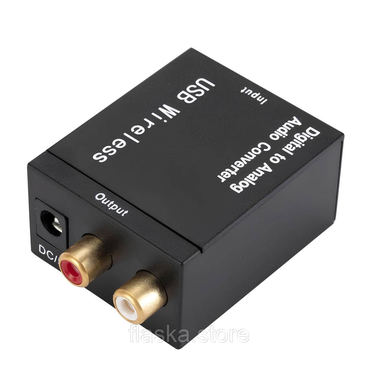 Аудіоконвертер цифро-аналоговий DAC SPDIF / Toslink / Coaxial → RCA з Bluetooth