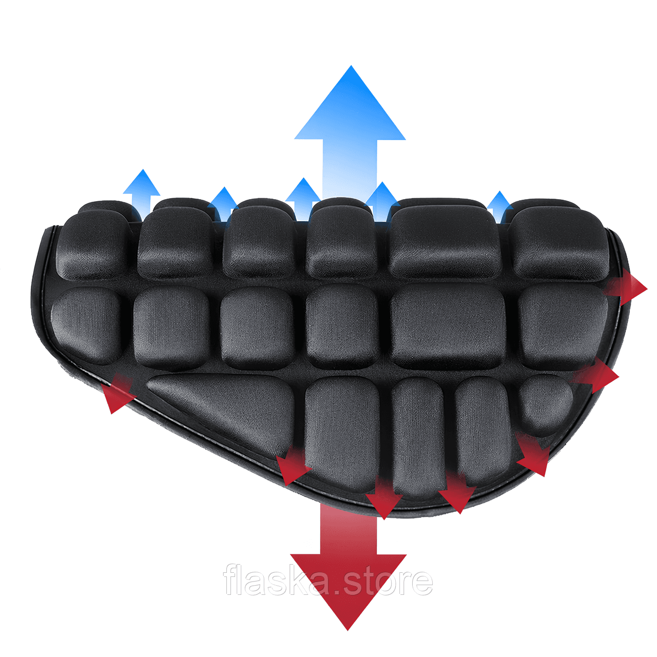 Подушка на сидіння мотоцикла AirFlow Comfort (EVA, антиковзка)