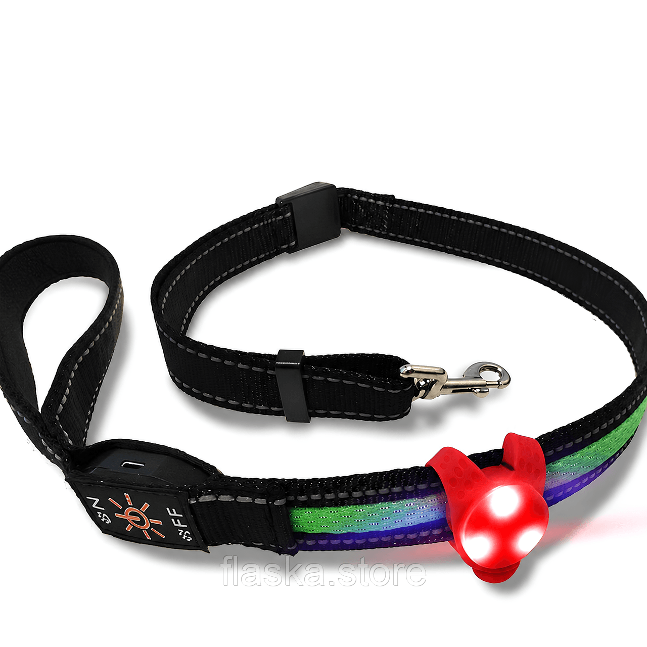LED-маячок на нашийник для собак (червоний)